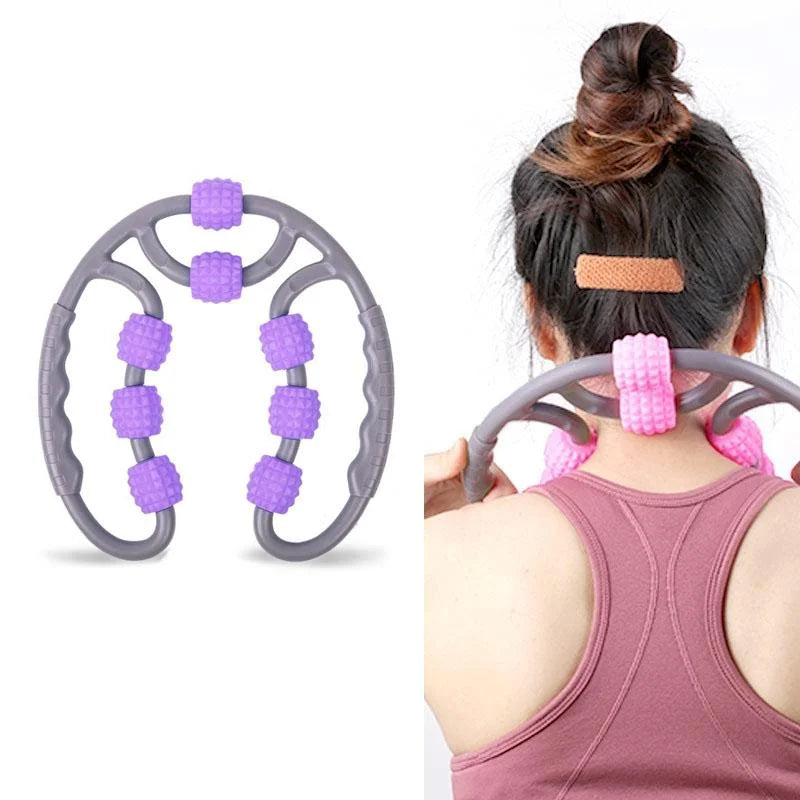 8-Round Yoga Leg Massager Ring-Shaped Roller For Training