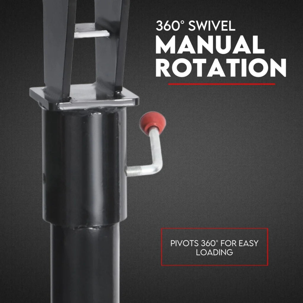 800kg Electric Hoist Winch Crane 12V Swivel Car Truck UTE