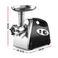 800W Electric Meat Grinder Mincer Sausage Black