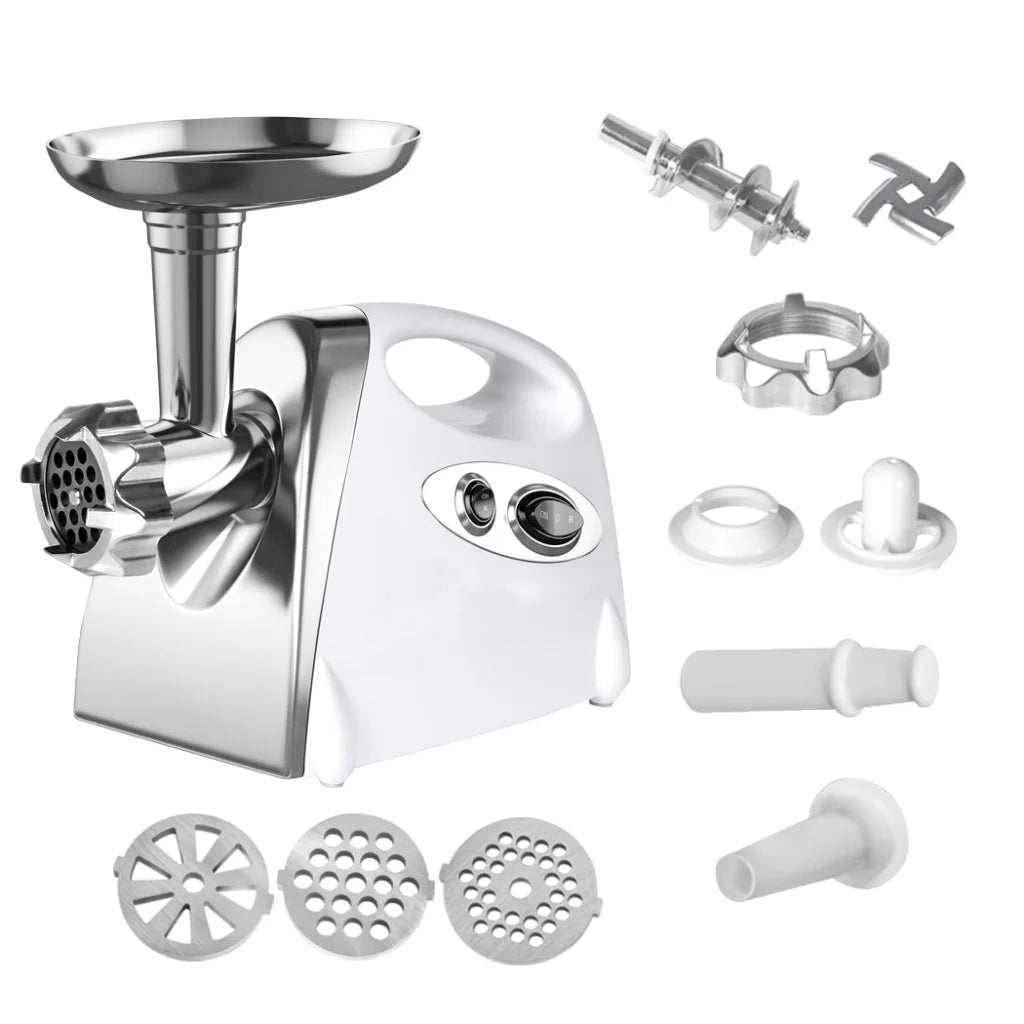 800W Electric Meat Grinder Mincer Sausage White 462