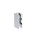 80x200cm Glass Shower Screen with Chrome Wall U-Brackets