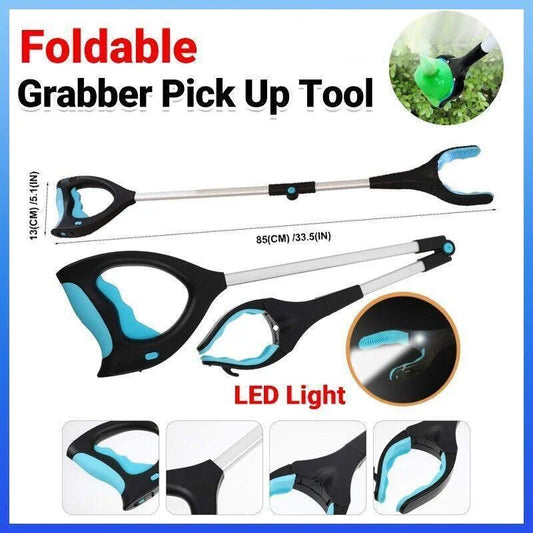 85*13Cm Led Foldable & Extendable Pick Up Grabber Reacher
