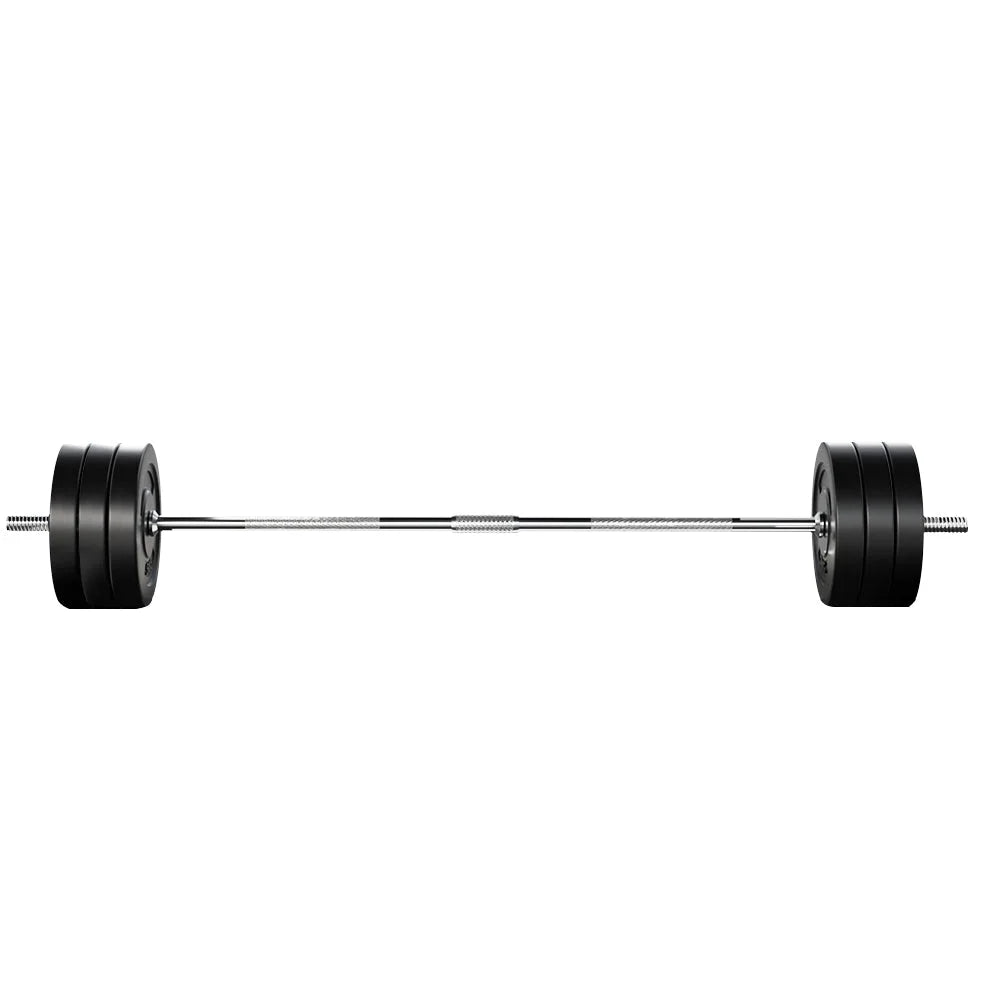 88KG Barbell Weight Set Plates Bar Bench Press Fitness