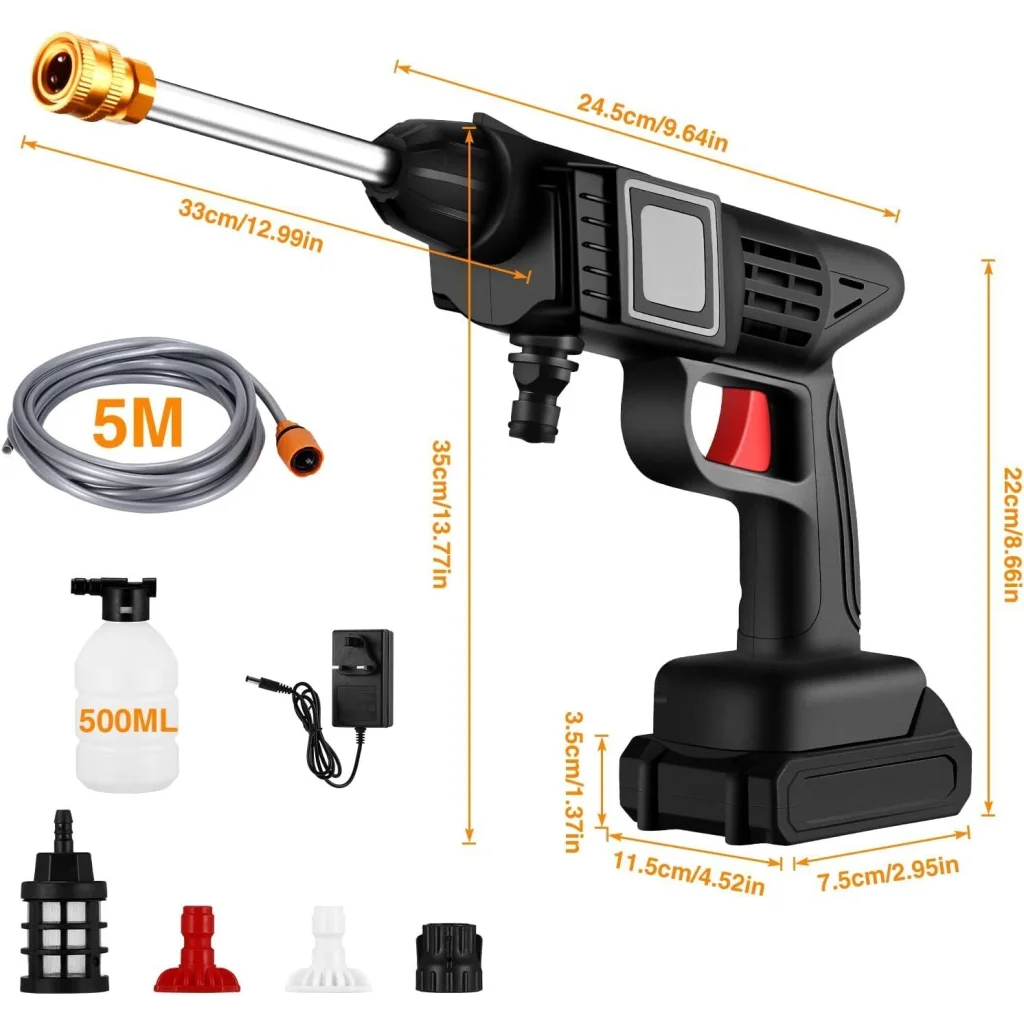 88V Cordless Electric High Pressure Washer