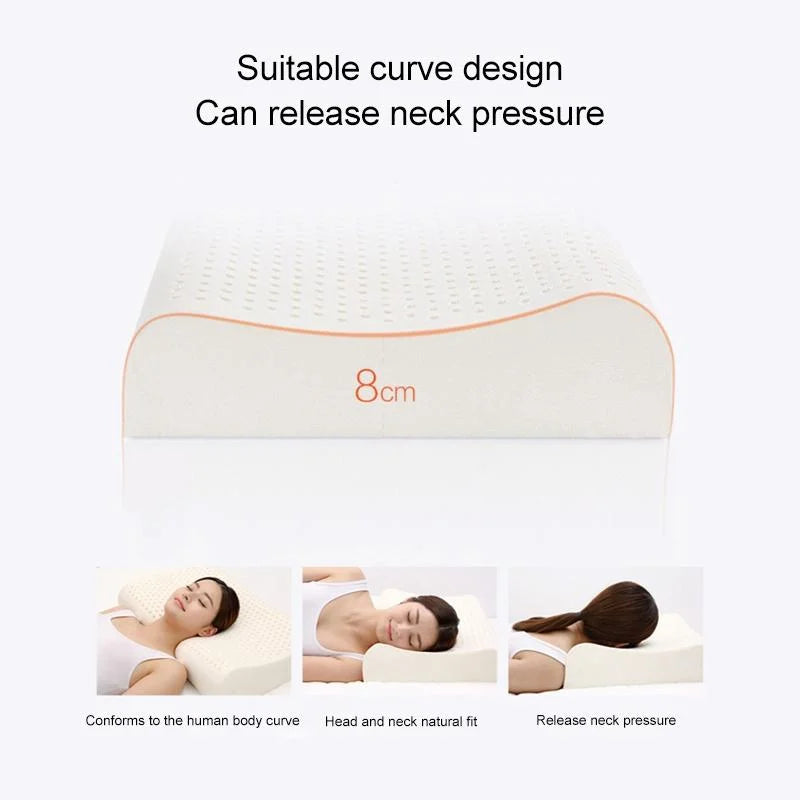 8H Z2 Natural Latex Pillow Soft & Breathable With Cotton