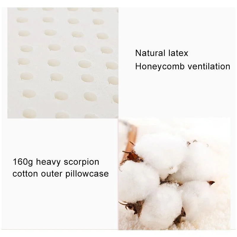 8H Z2 Natural Latex Pillow Soft & Breathable With Cotton