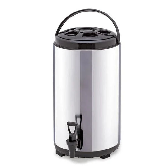 8L Portable Insulated Cold/Heat Coffee Tea Beer Barrel Brew Pot with Dispenser - Premium