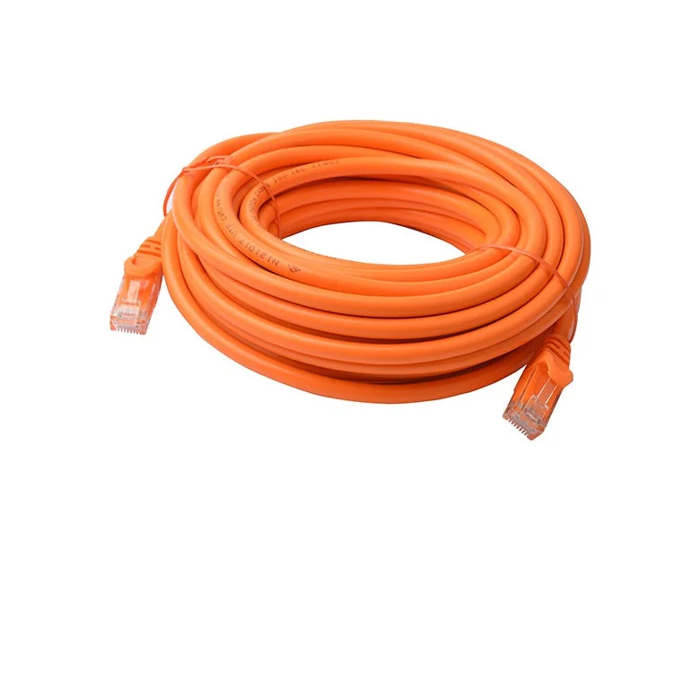 8WARE Cat6a UTP Ethernet Cable 10m Snagless Orange