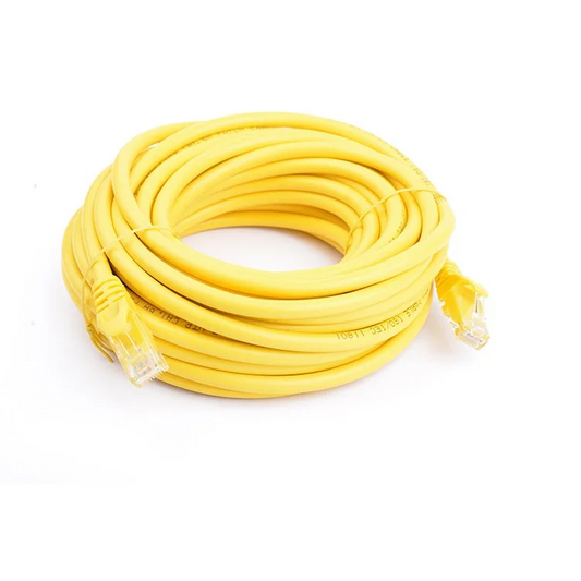8WARE Cat6a UTP Ethernet Cable 10m Snagless Yellow