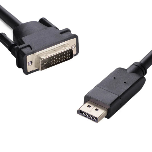 8WARE DisplayPort DP to DVI Male Cable 2m Gold-Plated 28AWG
