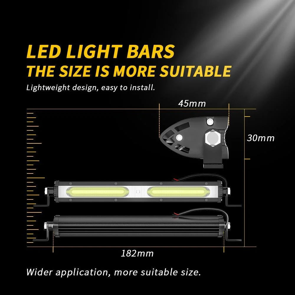 9 - 30V 12W 6000K Car Led Work Light White Light - Auto