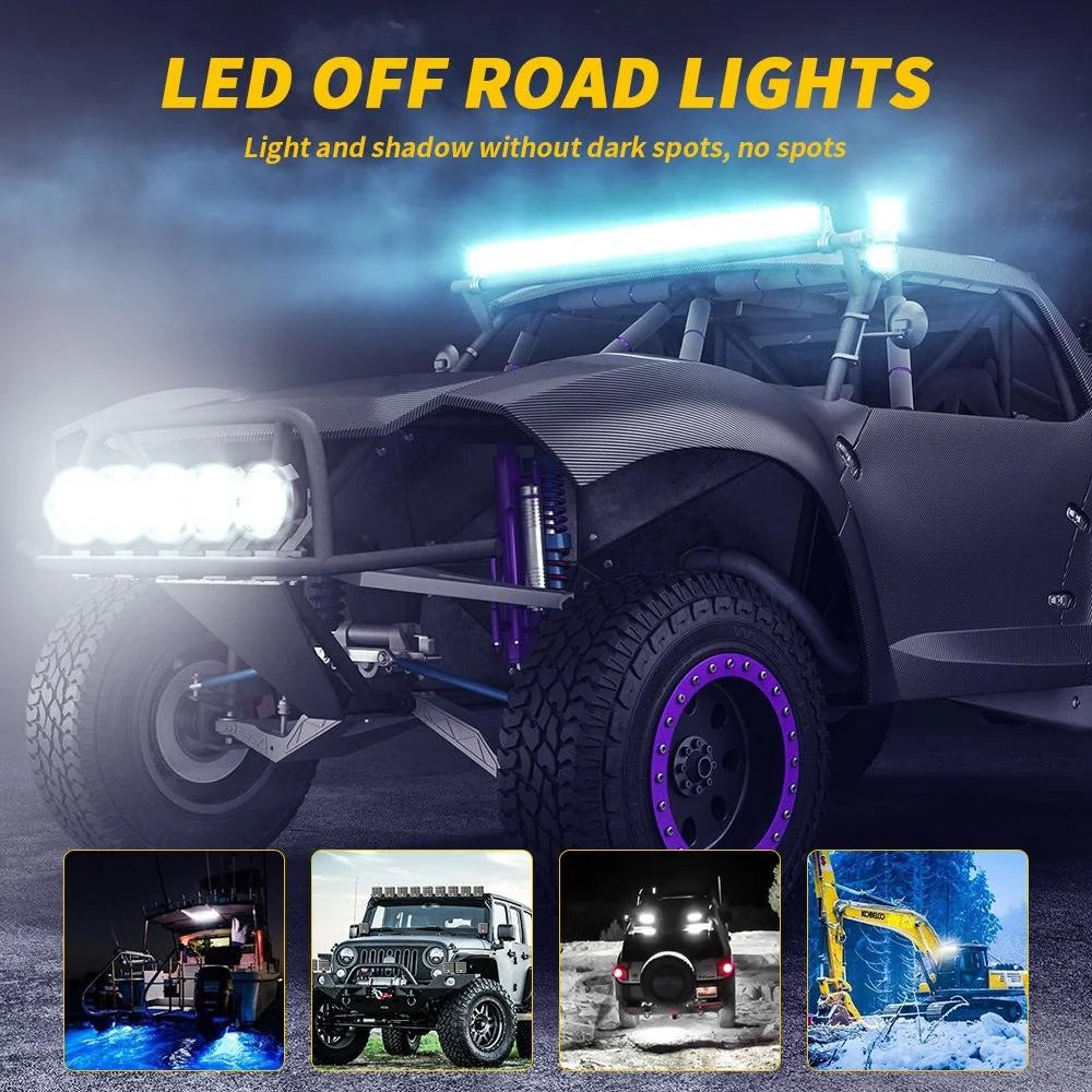 9 - 30V 12W 6000K Car Led Work Light White Light - Auto