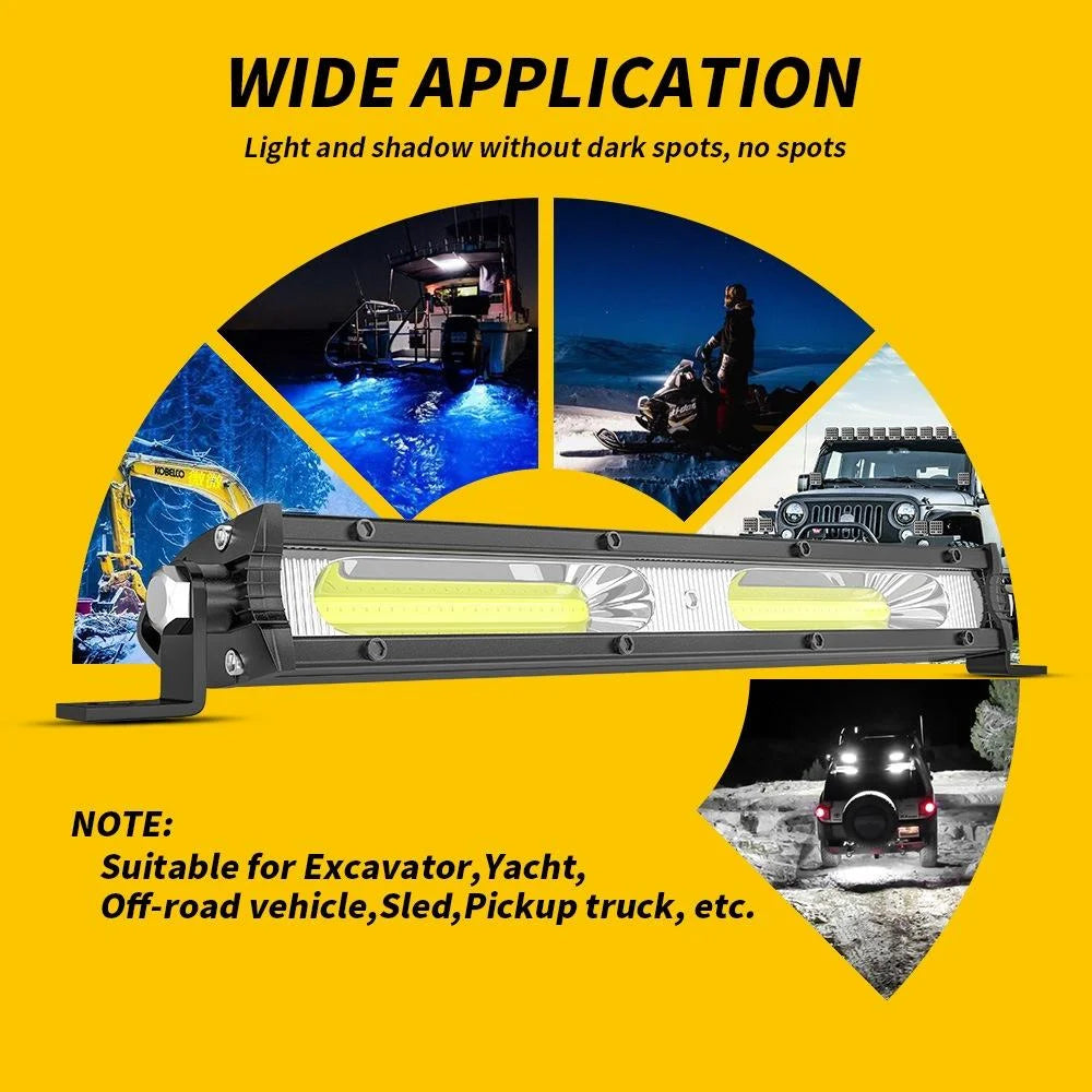 9 - 30V 12W 6000K Car Led Work Light White Light - Auto