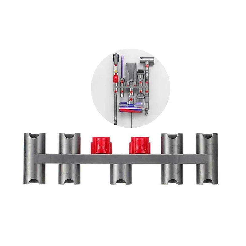 9-Hole Attachment Holder For Dyson Vacuum Cleaners - Space-Saving Storage Rack-1915197727076126720