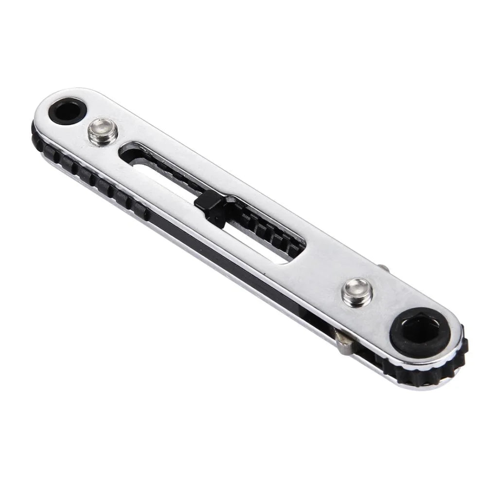 9-In-1 Thin Ratchet Wrench Set - Straight-1915198040130588674