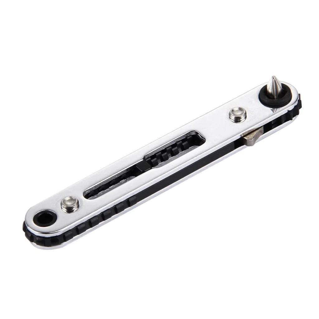 9-In-1 Thin Ratchet Wrench Set - Straight-1915198040130588673