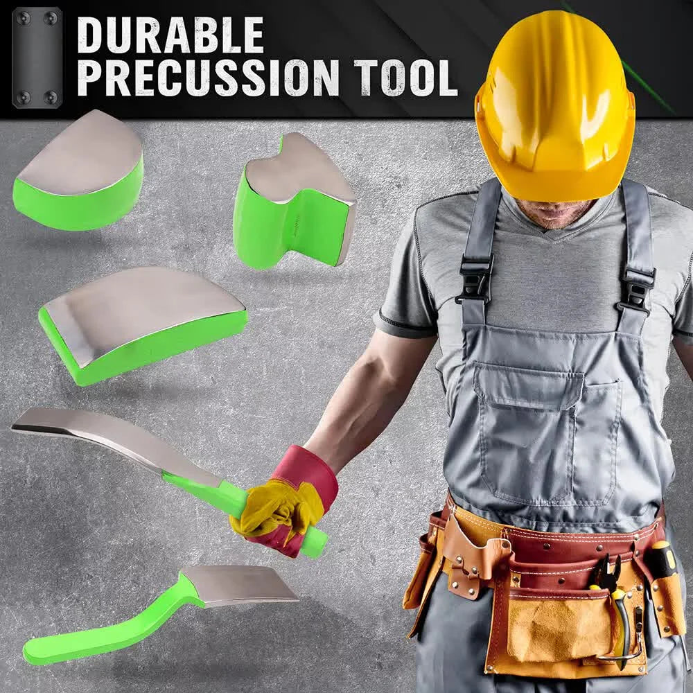 9-Piece Garden Tools Auto Body Hammer Dolly Set Car Body