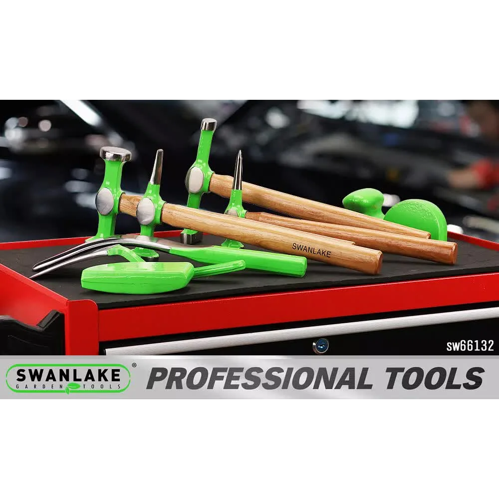 9-Piece Garden Tools Auto Body Hammer Dolly Set Car Body
