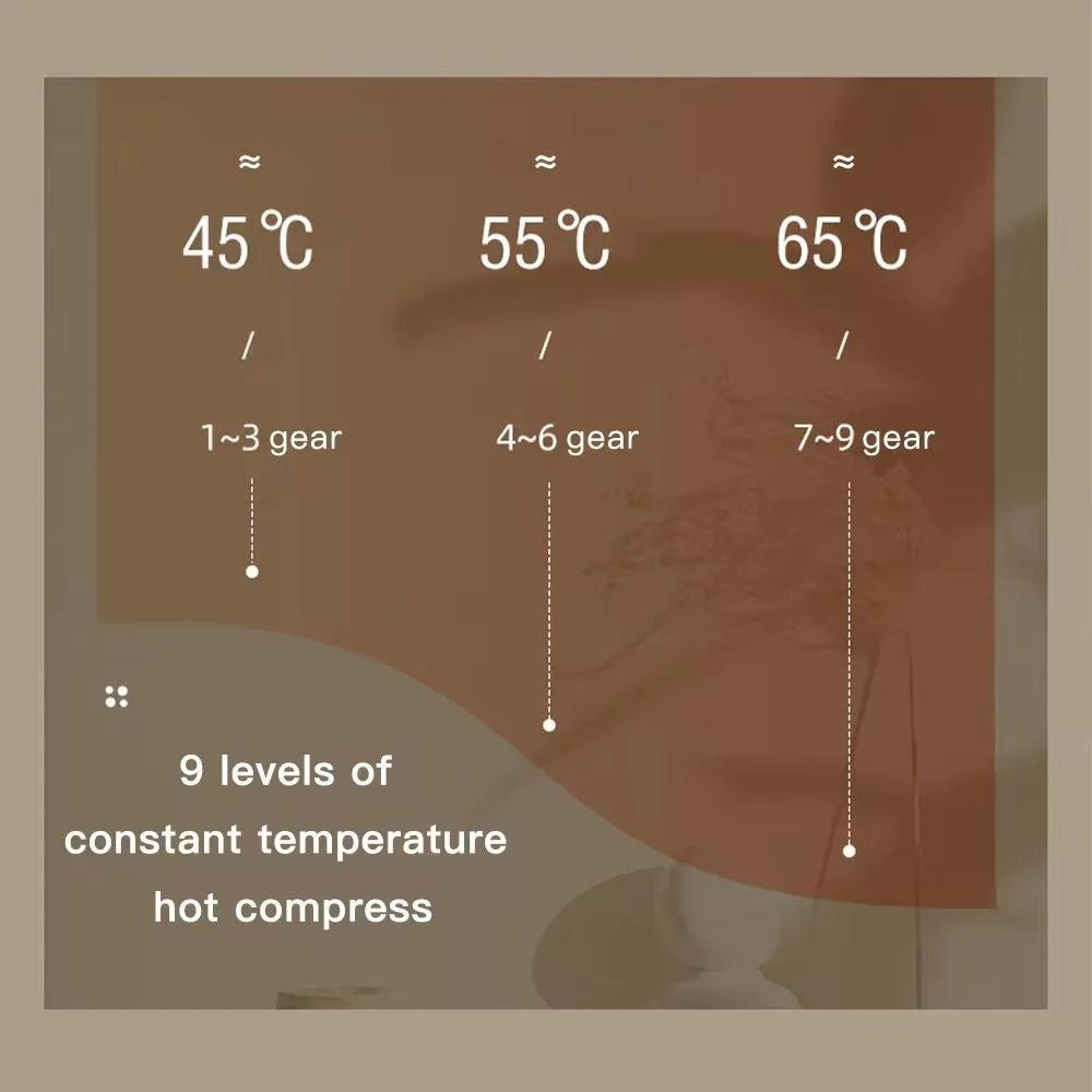 9-Speed Electric Hot Compress Massager For Whole Body Gua