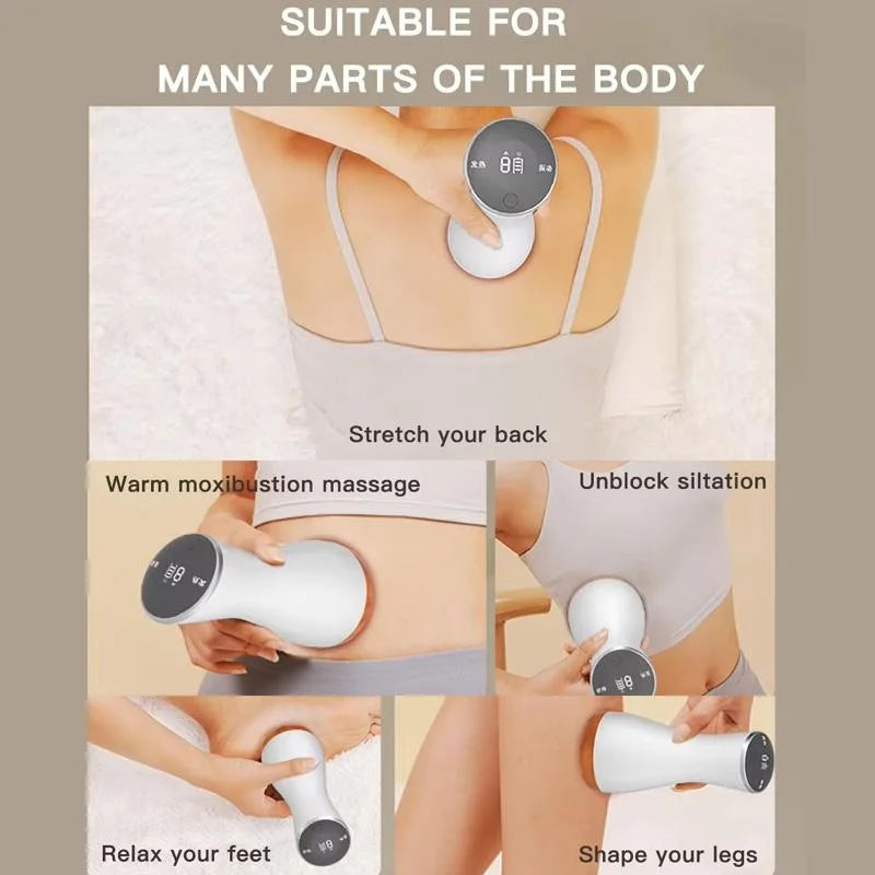 9-Speed Electric Hot Compress Massager For Whole Body Gua