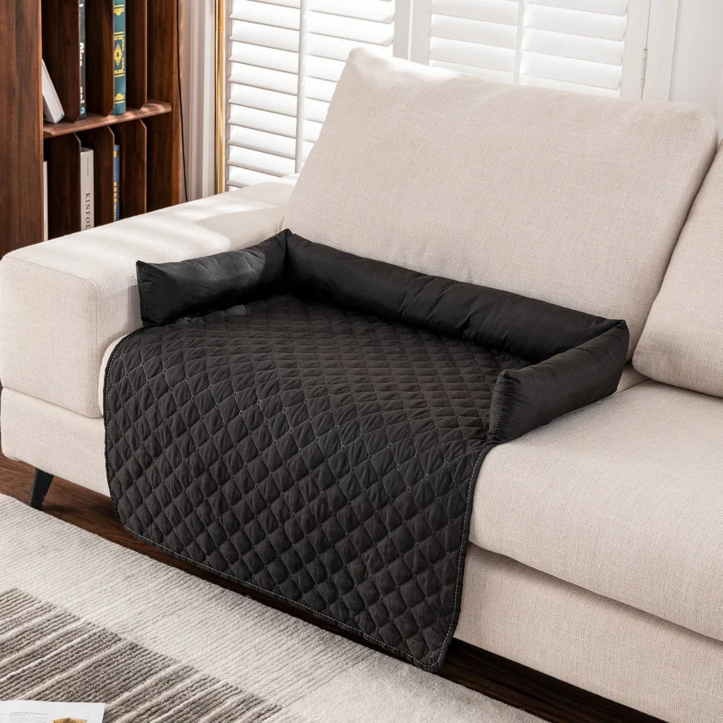 90*120CM Black Waterproof & Scratch-Resistant Pet Sofa