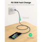 90 Degree USB-C to iPhone 8-pin Cable 1M - 60763