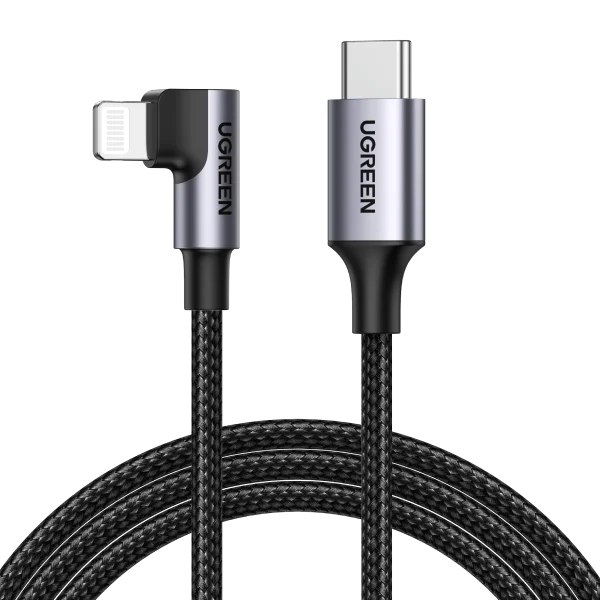 90 Degree USB-C to iPhone 8-pin Cable 2M - 60765