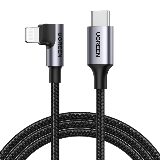 90 Degree USB-C to iPhone 8-pin Cable 2M - 60765