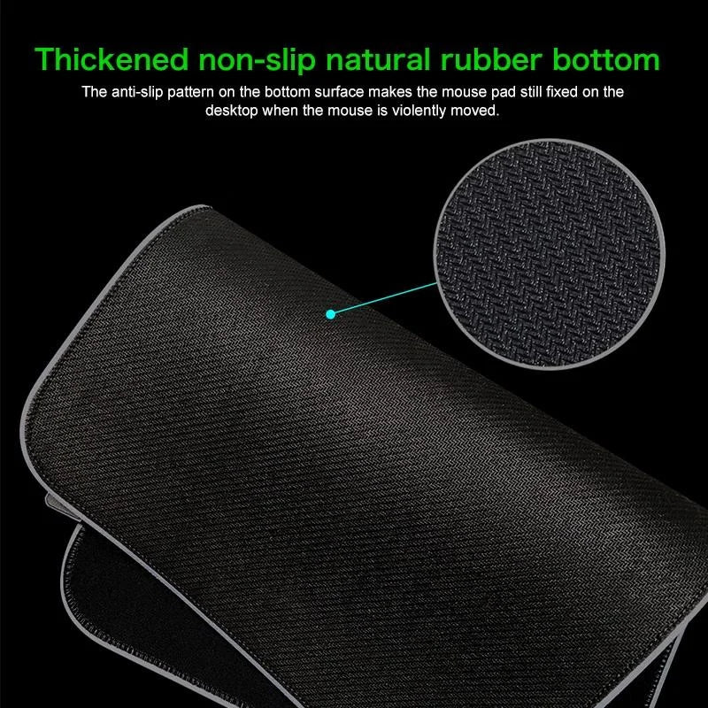 90 X 30Cm Illuminated Mouse Pad With Computer Monster