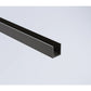 90x200cm Glass Shower Screen with Black Wall & Floor
