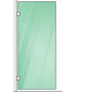 90x200cm Glass Shower Screen with Chrome Wall & Floor