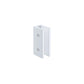 90x200cm Glass Shower Screen with White Wall & Floor U