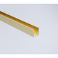 90x210cm Glass Shower Screen with Gold Wall & Floor Channel