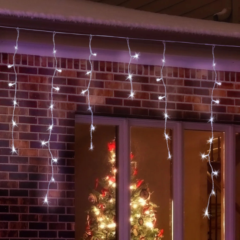 960 LEDs Snowing Icicle Lights – available in 4 Colors