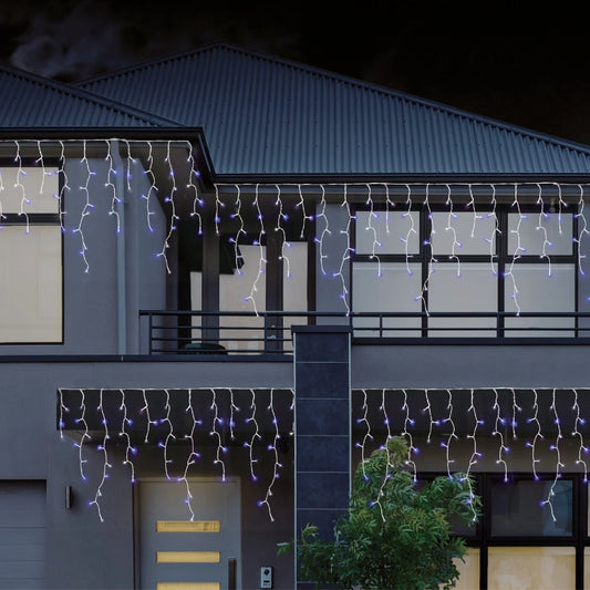 960 LEDs Snowing Icicle Lights – available in 4 Colors