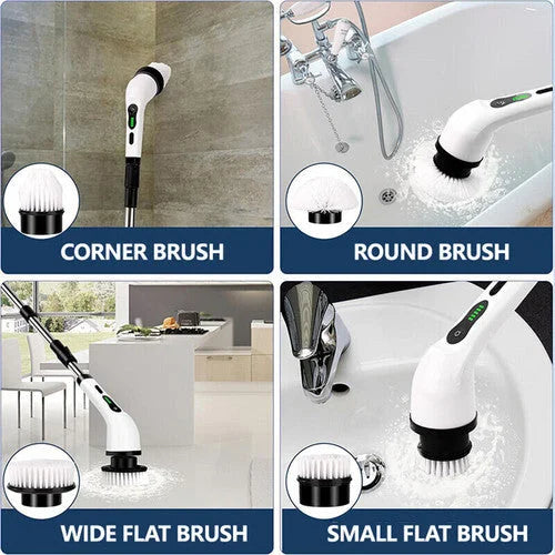 9in1 Electric Spin Scrubber Turbo Scrub Cleaning Brush