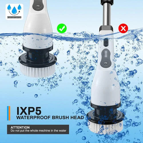 9in1 Electric Spin Scrubber Turbo Scrub Cleaning Brush