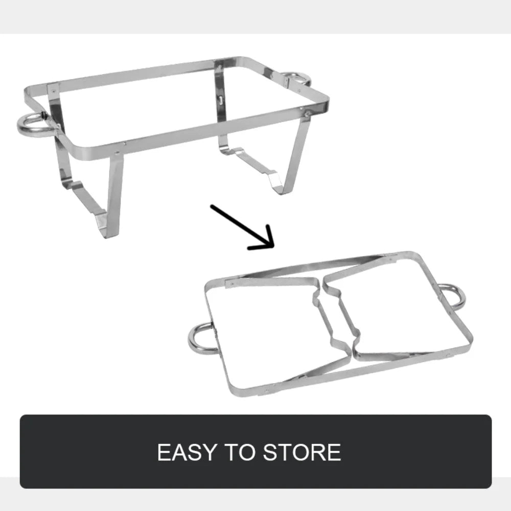 9L Chafing Dish Set Buffet Pan Bain Marie Bow Stainless