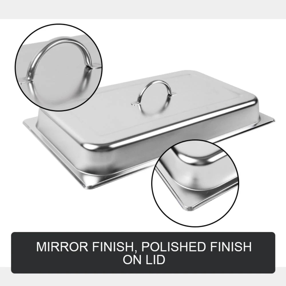 9L Chafing Dish Set Buffet Pan Bain Marie Bow Stainless