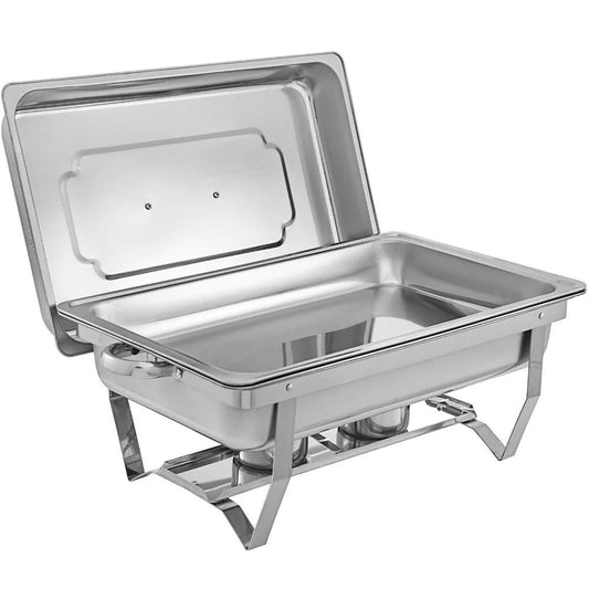 9L Chafing Dish Set Buffet Pan Bain Marie Bow Stainless