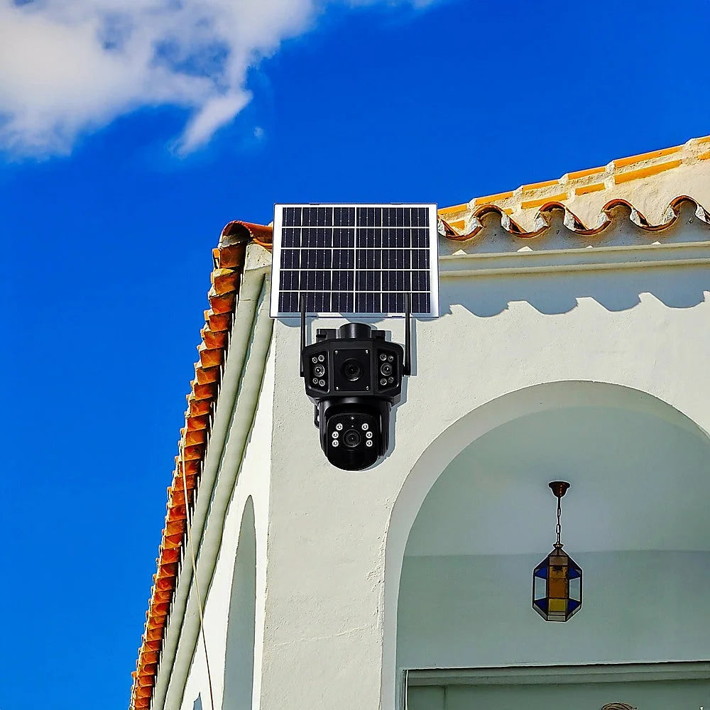 9MP Wireless Solar Camera WIFI Security Outdoor Battery PTZ