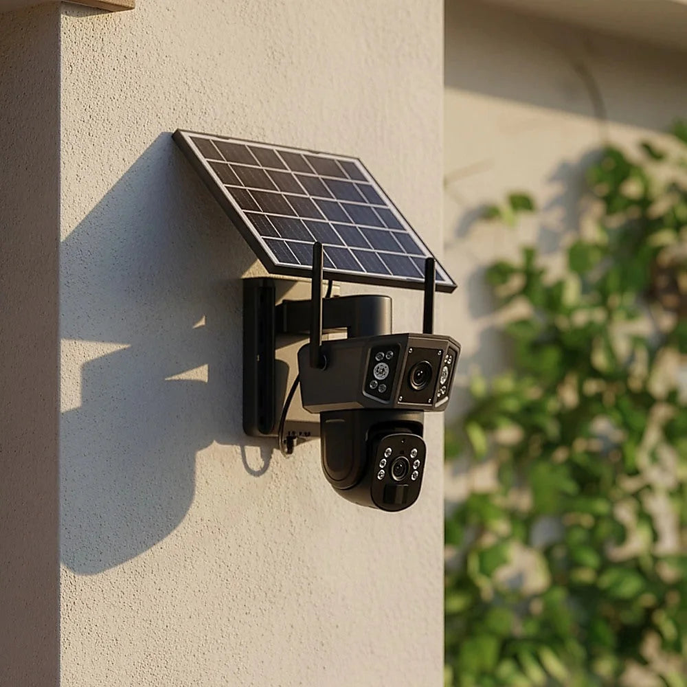 9MP Wireless Solar Camera WIFI Security Outdoor Battery PTZ
