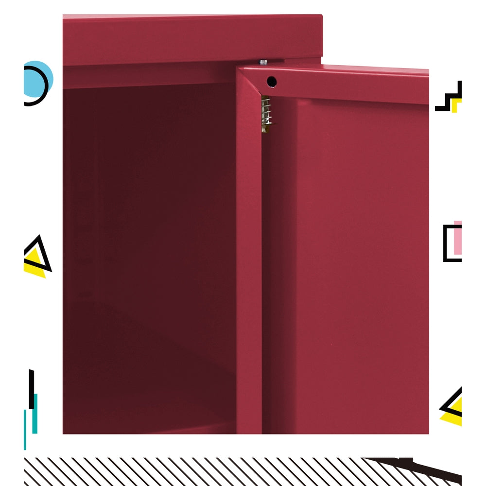 Buffet Sideboard Metal Cabinet - BASE Pink