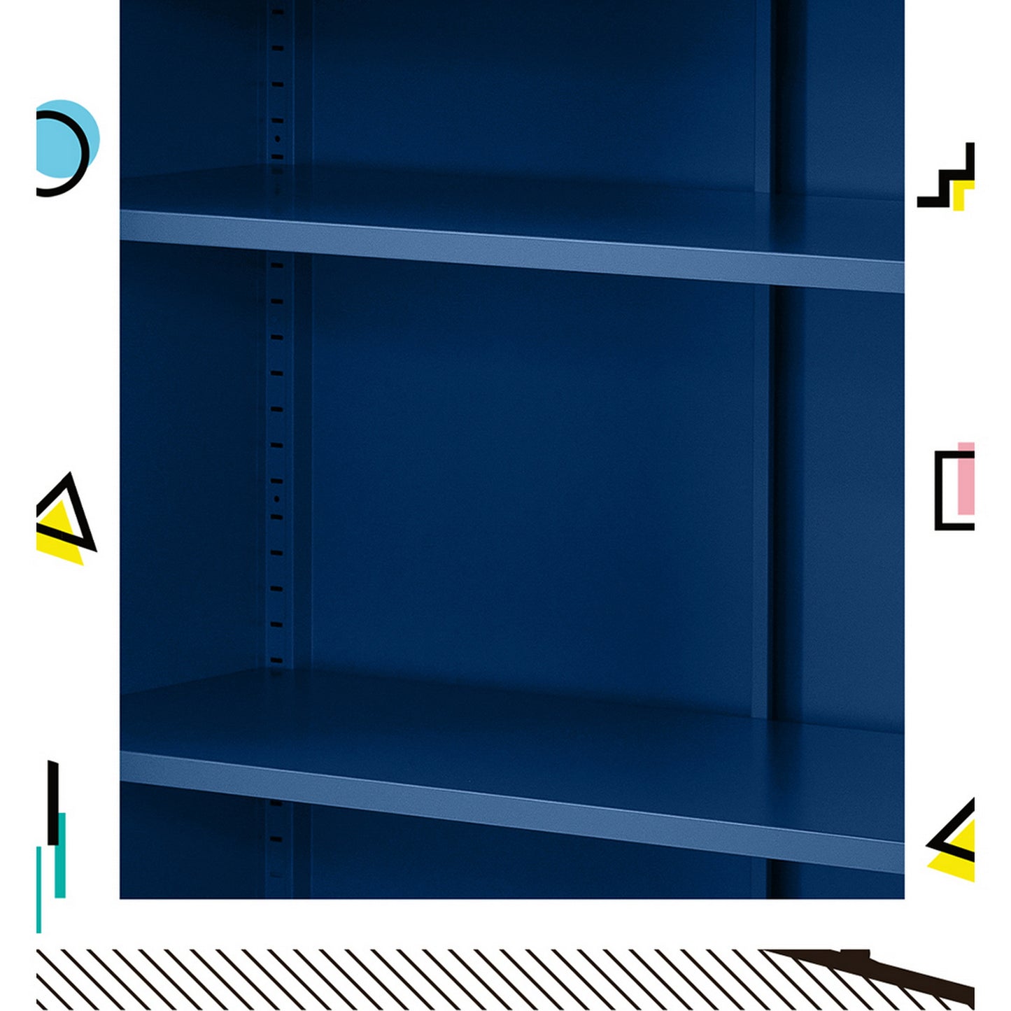 Buffet Sideboard Metal Cabinet - SWEETHEART Blue