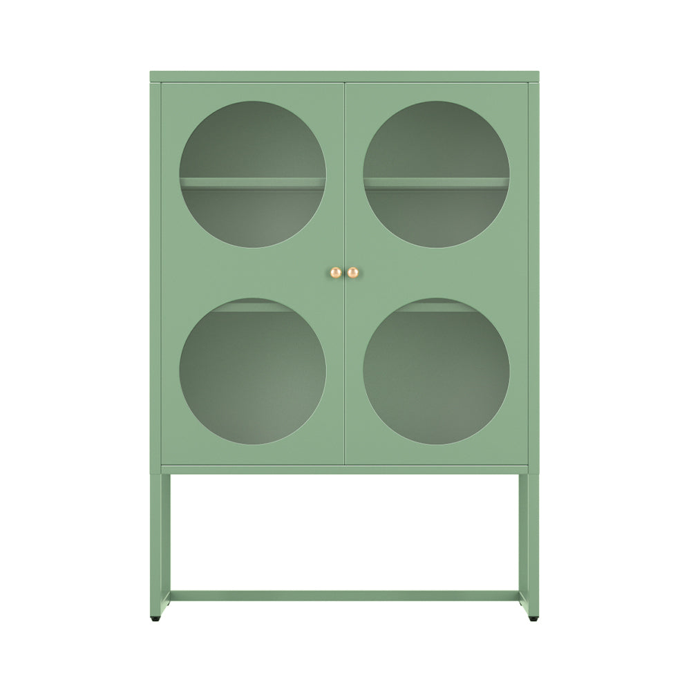 Buffet Sideboard Metal Cabinet - ELLA Green