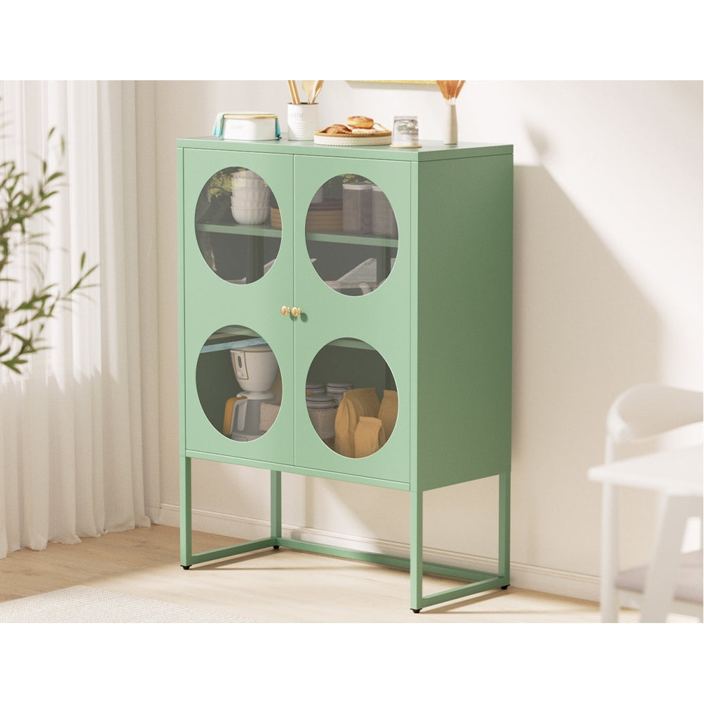 Buffet Sideboard Metal Cabinet - ELLA Green