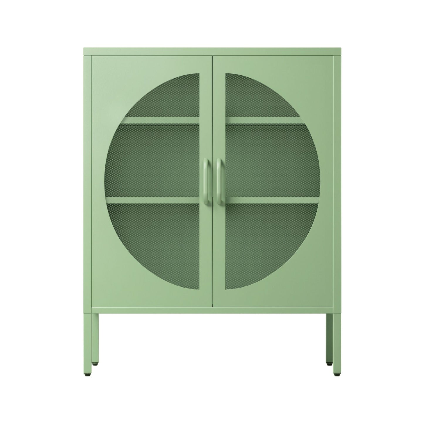 Buffet Sideboard Metal Cabinet - ELSA Green