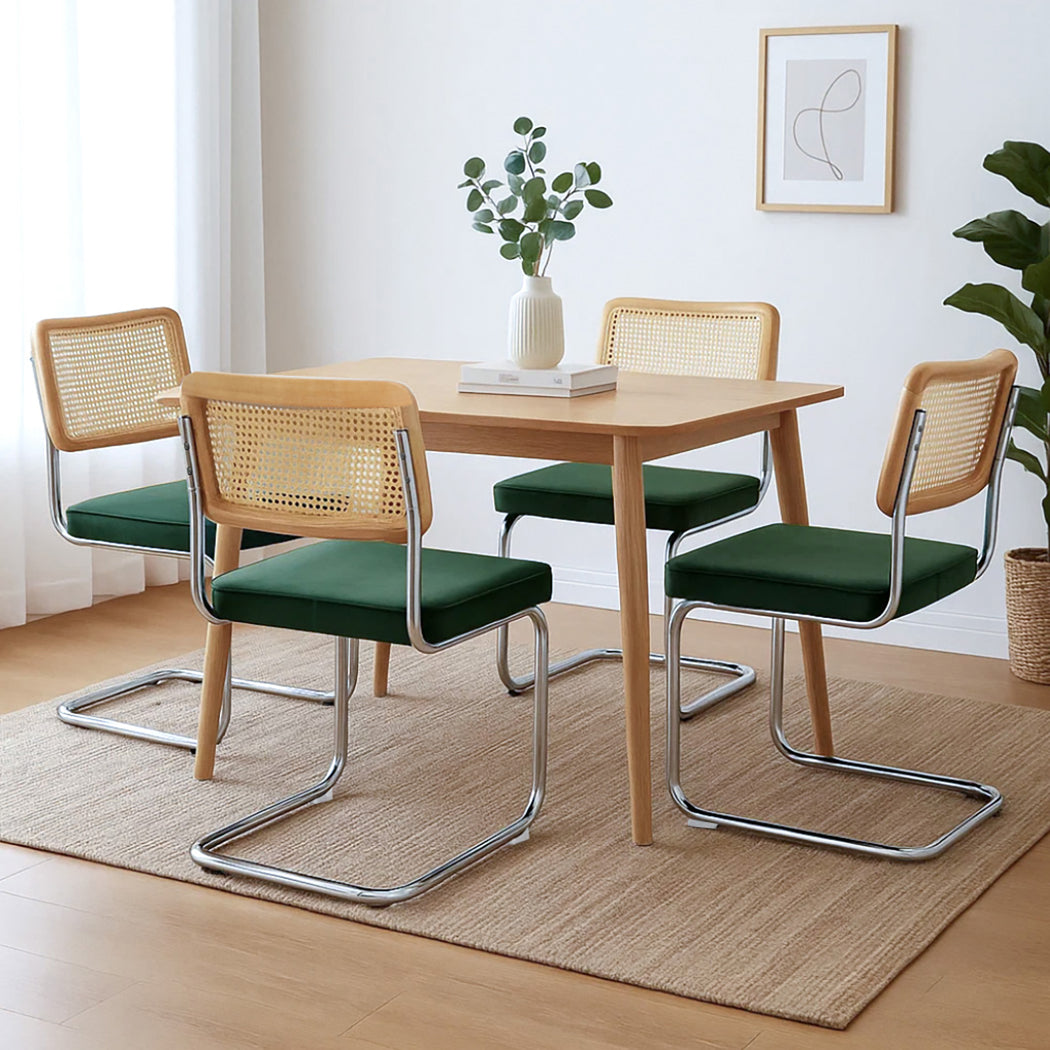 Levede 4xRattan Chair Dining Chairs
