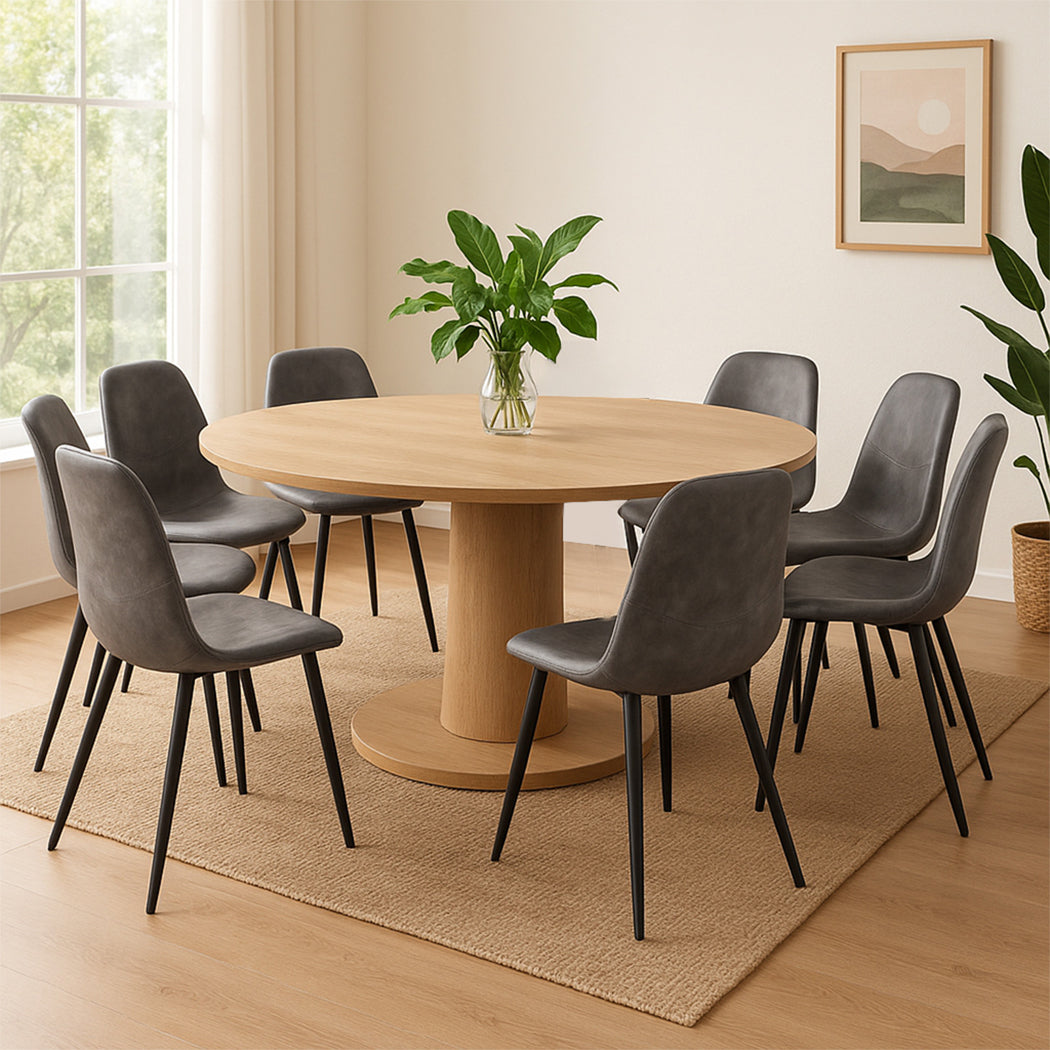 Levede 8x Dining Chairs Kitchen Eames