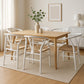Levede 6x Dining Chairs Wooden Hans White
